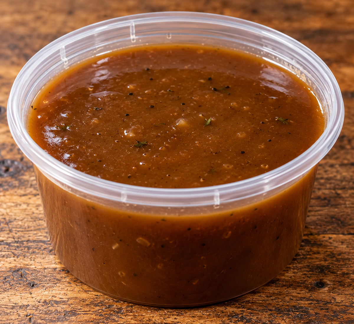 Pot of gravy
