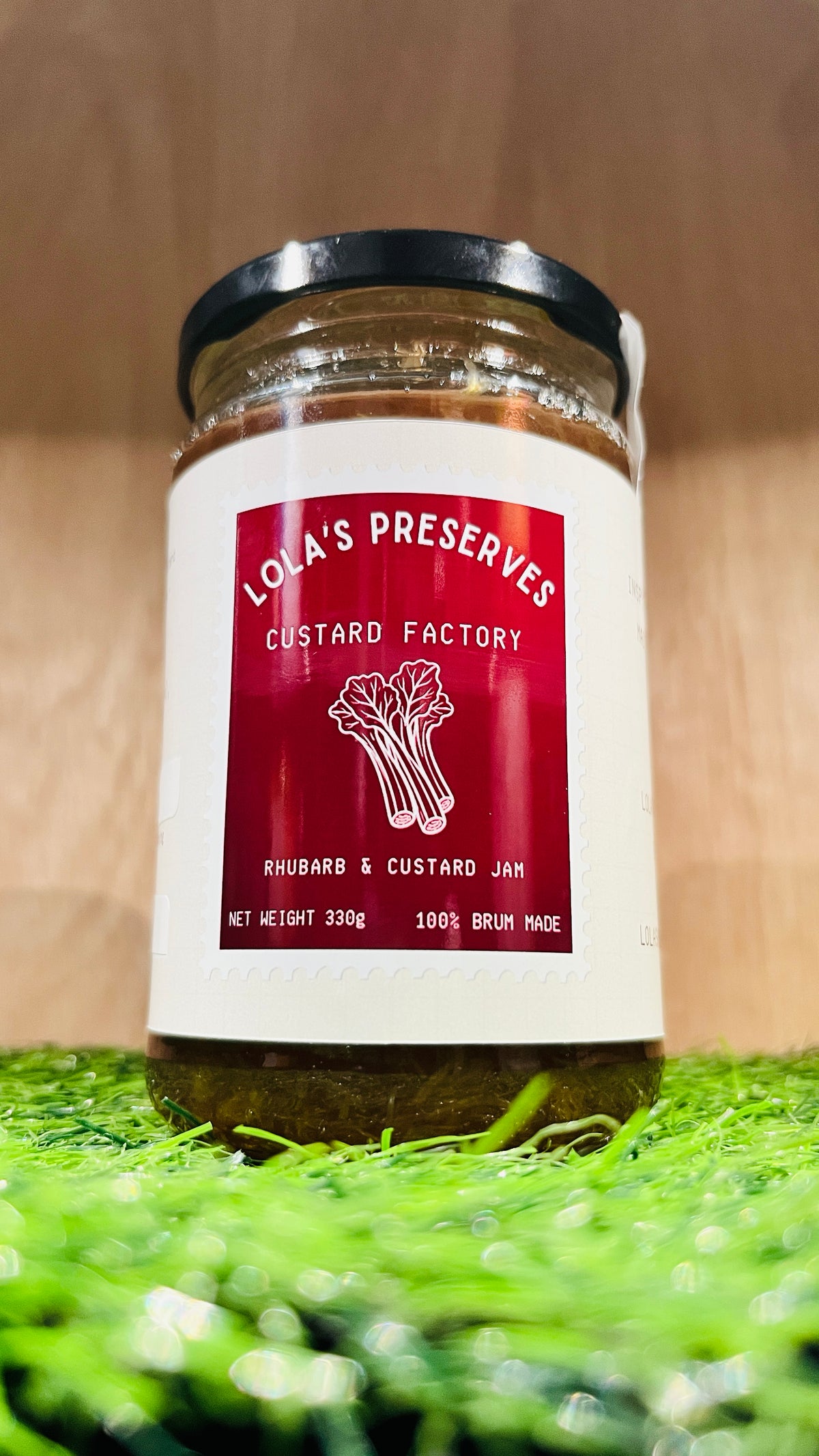 Custard Factory - Rhubarb & Custard Jam