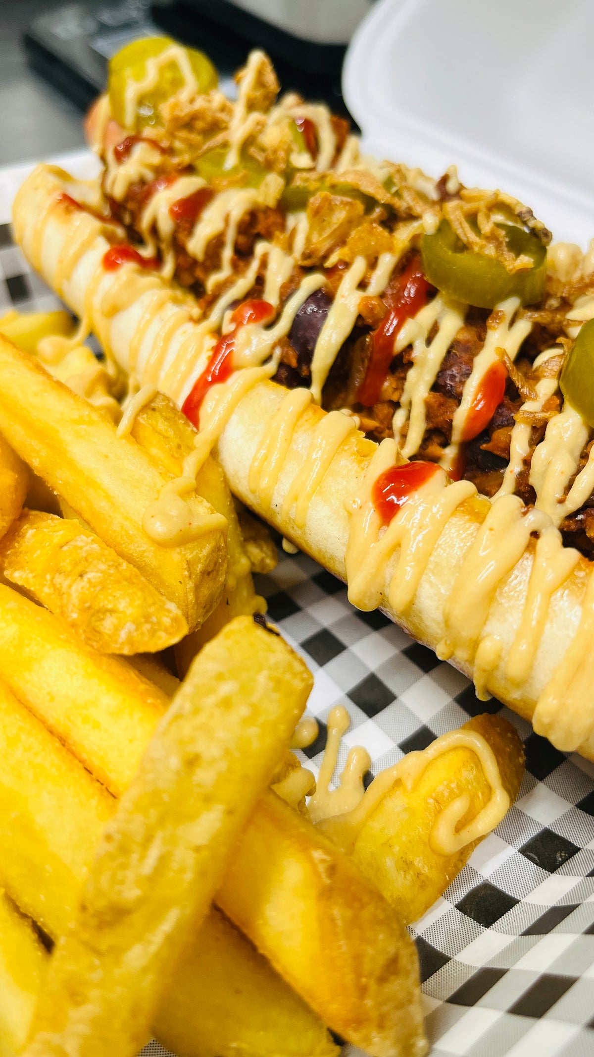 Chilli Loaded Hotdog